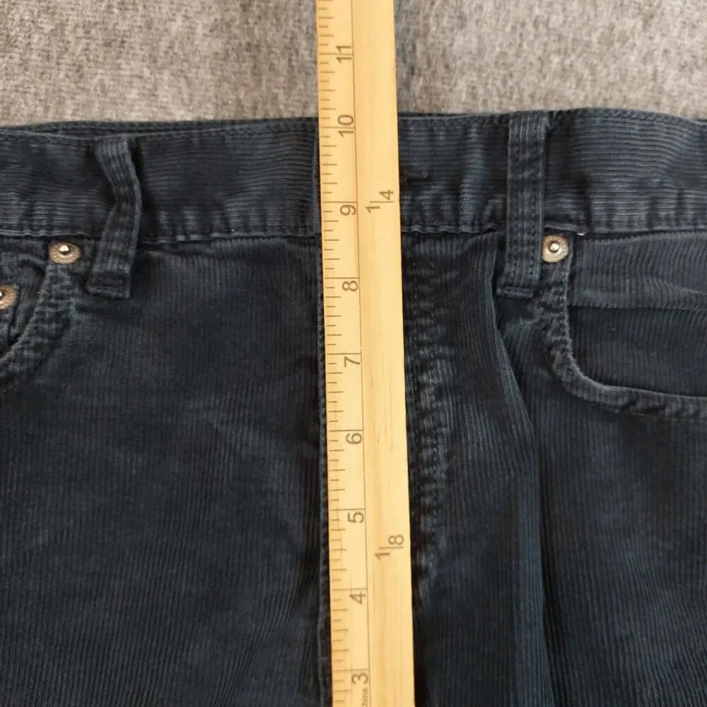 J.Crew Slim Fit Corduroy Pants Men's 34x32 (Fit 35x30) Navy Blue Style 484
